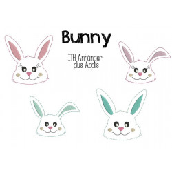 ITH Stickdatei - Bunny Anhänger & Appli